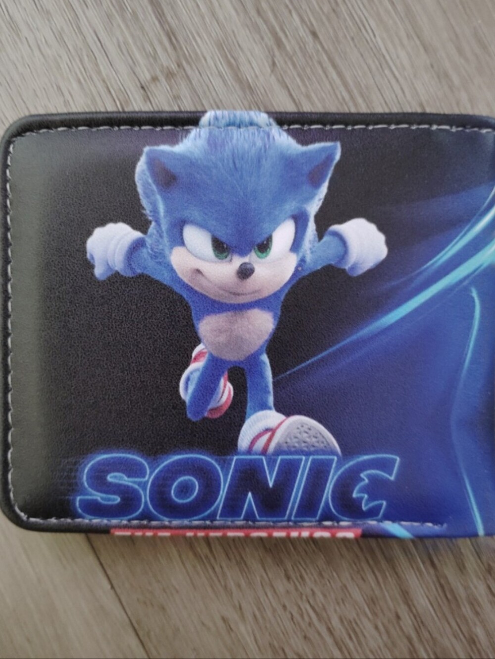 New Sonic the hedgehog anime manga leather wallet